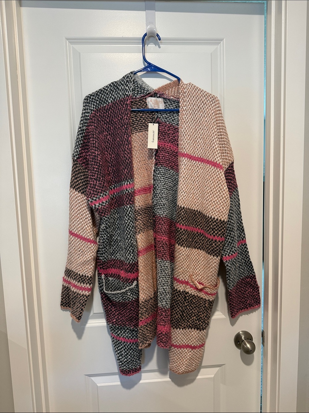 Francesca’s Color block Cardigan